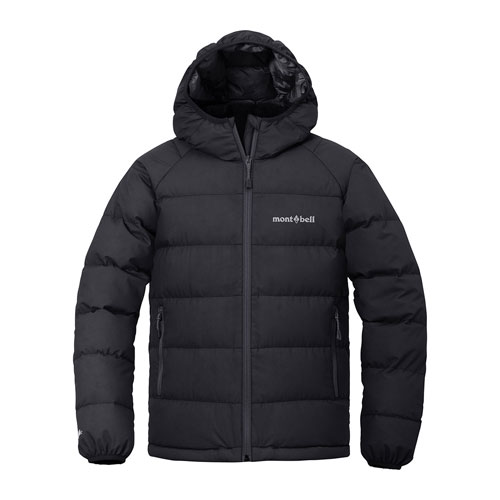 mont-bell キッズダウンジャケット 黒160サイズ モンベル mont-bell （キッズ）スーパー ドライテック ダウンパーカ