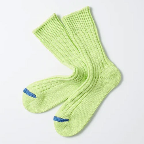 ロトト ROTOTO CHUNKY RIBBED CREW SOCKS　R1523