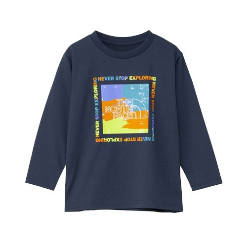 ザ・ノース・フェイス THE NORTH FACE　トドラーロングスリーブ ES ゲットモテッドグラフィックティー（キッズ）NTT82570