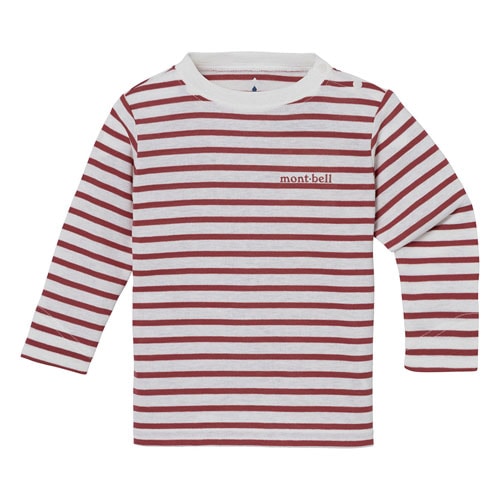 モンベル mont-bell （ベビー）WIC.ボーダー ロングスリーブＴ Baby's 80-90　1114702