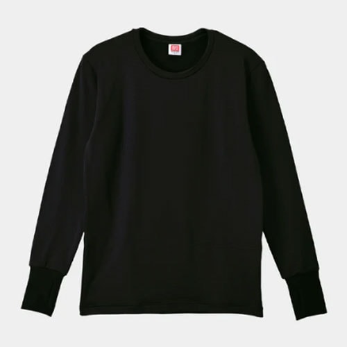 ビーブイディー B.V.D　瞬暖GRID-TEC+クルーネック サムホール GR092EC