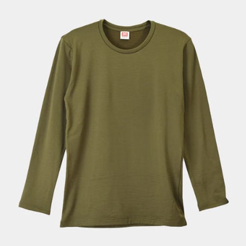 ビーブイディー B.V.D　瞬暖GRID-TEC+クルーネック　GR097EC