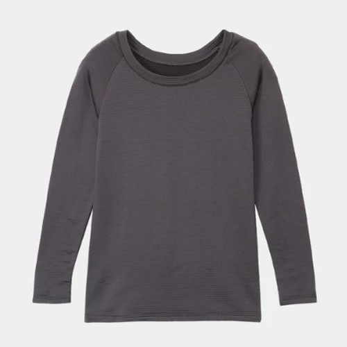 ビーブイディー B.V.D　瞬暖GRID-TEC+クルーネック（レディース）BAKU39EC