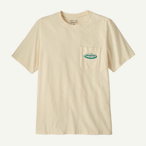 パタゴニア Patagonia 　メンズ・ミッドウェイト・'95 オーバル・ロゴ・ポケット・ティー　M’s MW ’95 Oval Logo Pocket Tee　37880
