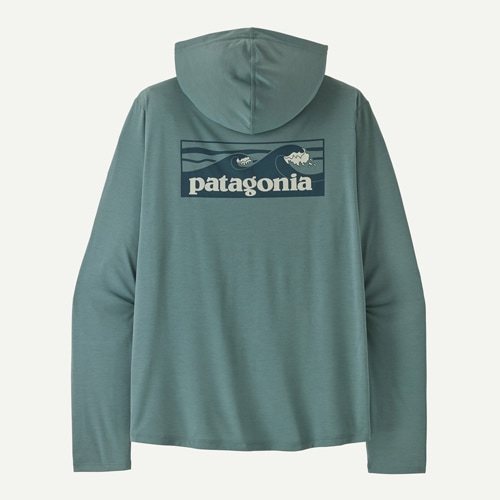 パタゴニア Patagonia　メンズ・キャプリーン・クール・デイリー・フーディ（ボードショーツ・ロゴ）45470