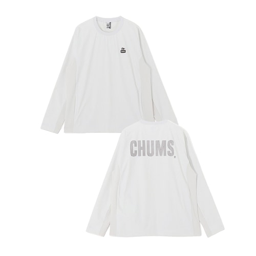 チャムス CHUMS エアトレイルストレッチチャムスロングスリーブTシャツ(ロンT/ロングTシャツ)　CH01-2838