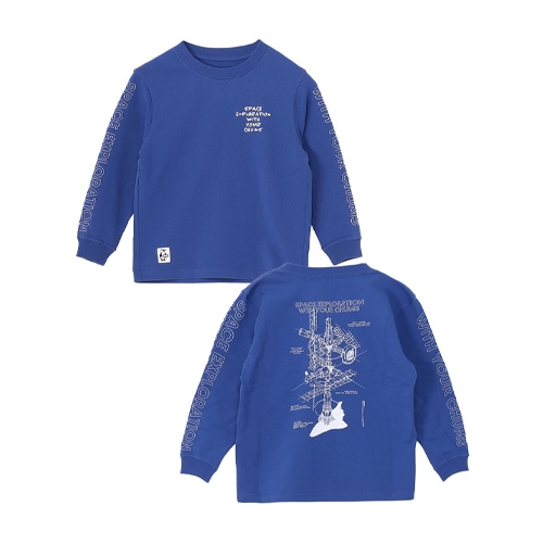 CHUMS チャムス　キッズスペースドックロングスリーブTシャツ　CH21-1430