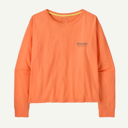 パタゴニア Patagonia ウィメンズ・ロングスリーブ・ウォーター・ピープル・バナー・イージーカット・Tシャツ　37861