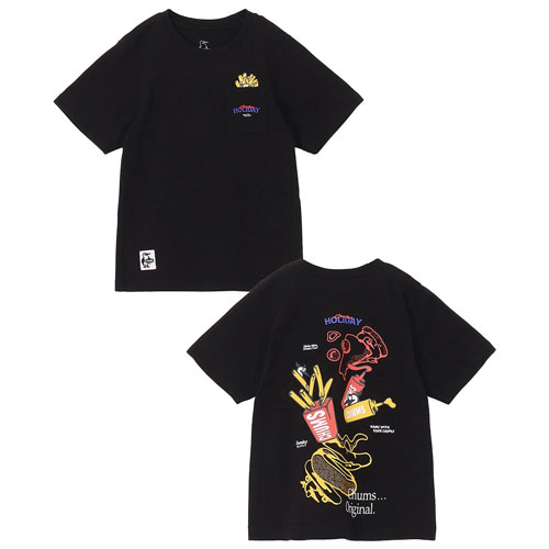 チャムス CHUMS キッズアンチバグファストフードポケットTシャツ(キッズ) CH21-1436