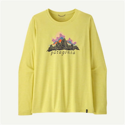 ウィメンズ・ロングスリーブ・キャプリーン・クール・デイリー・シャツ（フィッツロイ・ニンバス）パタゴニア Patagonia
