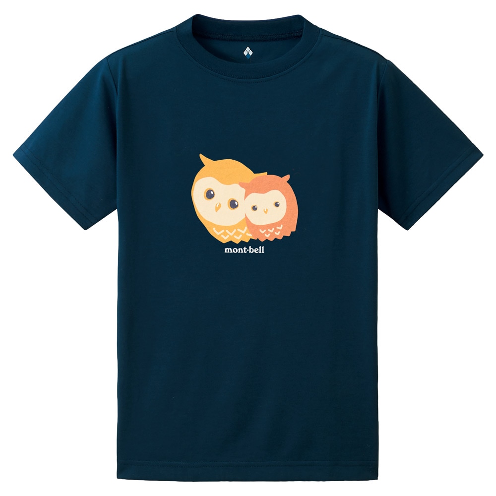 コットンT Kid's フクロウ親子 140-160（キッズ）モンベル mont-bell 2104896
