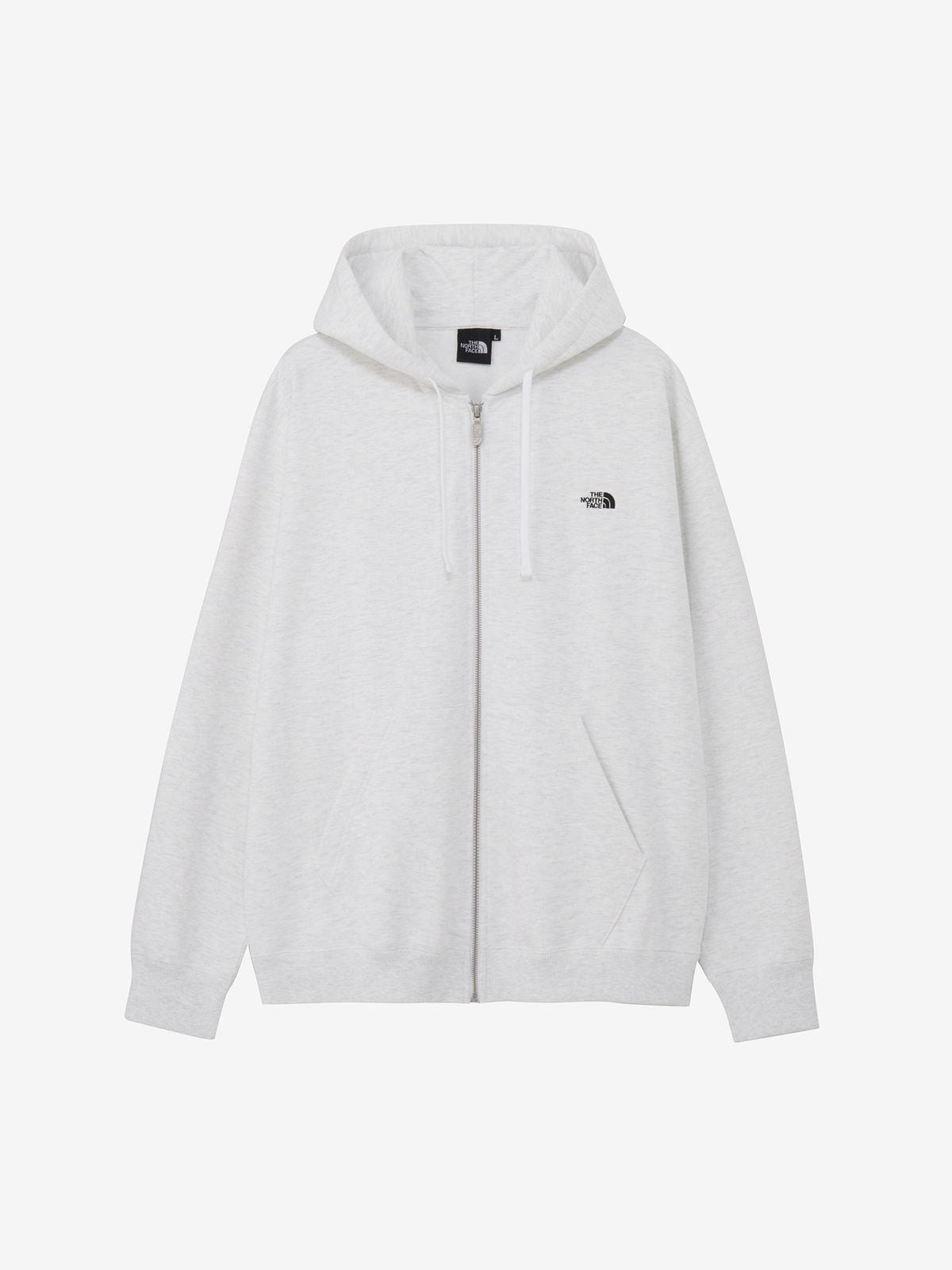 THE NORTH FACE SMALL LOGO HEATHER SWEAT FULL ZIP HOODIE NT62639