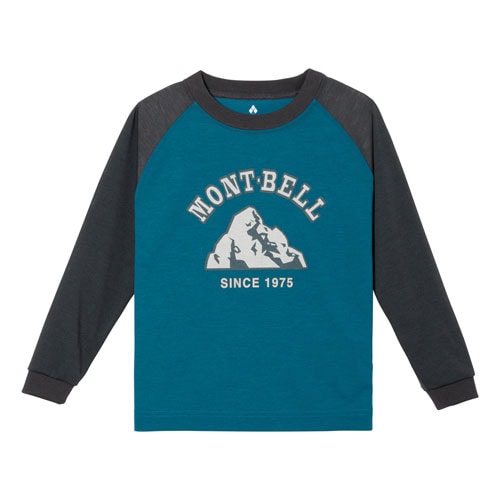 WIC.ラグラン ロングスリーブT Kid's SINCE 1975 100-130（キッズ）モンベル mont-bell 1114913