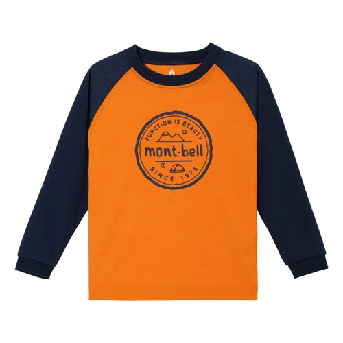 WIC.ラグラン ロングスリーブT Kid's 山とテント 100-130（キッズ）モンベル mont-bell 1114915
