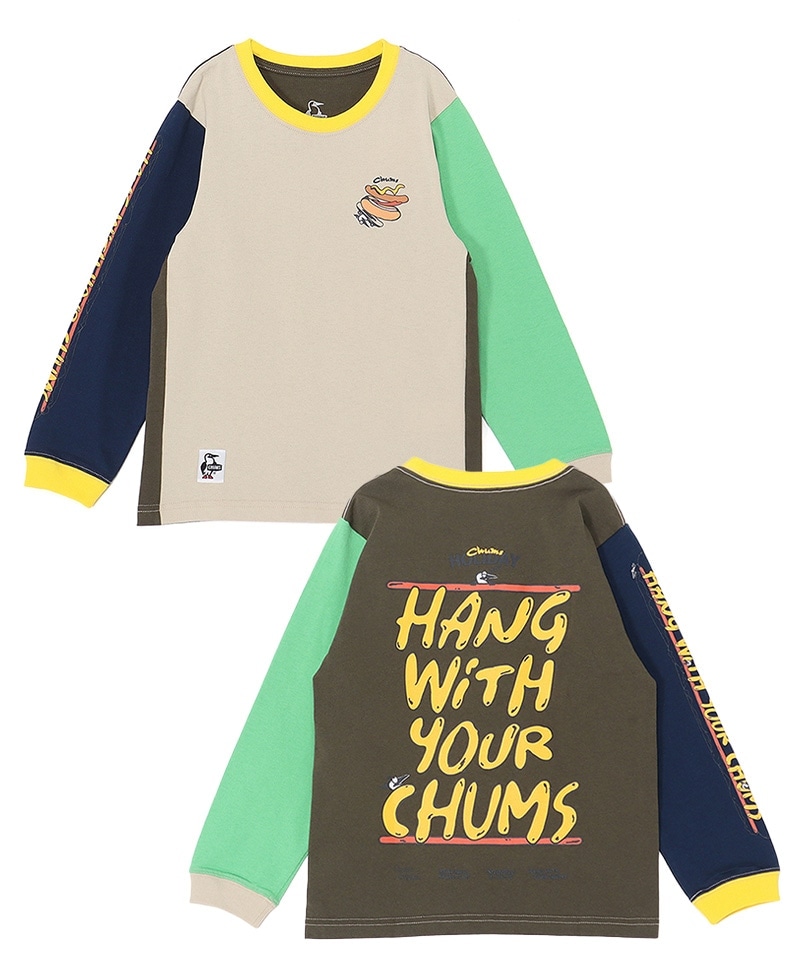 CHUMS KD HWYC Hot Dog L/S T CH21-1440