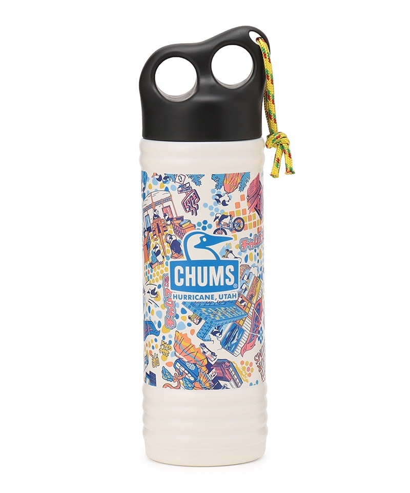 CHUMS Camper Wave Bottle 500ml Pattern CH62-2274 | 新規登録