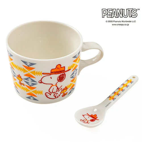 PEANUTS セラミックマグ スプーンセット PENDLETONペンドルトン