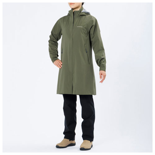 mont-bell 防水レインウェア ダークグリーン モンベル(mont-bell) レインウェア メンズレインコート・レインウェア