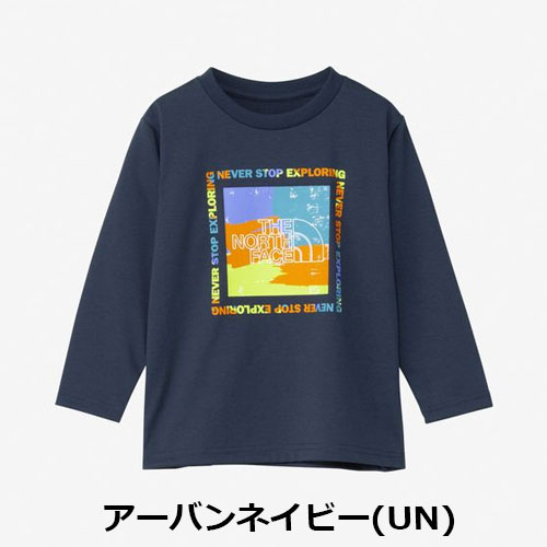 ザ・ノース・フェイス THE NORTH FACE トドラーロングスリーブ ES ゲットモテッドグラフィックティー(キッズ)NTT82570