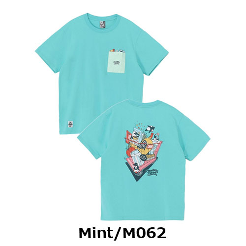 チャムス CHUMS チャムリーズマーケットポケットTシャツ CH01-2517