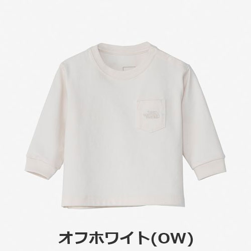 ザ・ノース・フェイス THE NORTH FACE　ロングスリーブポケットロゴティー（ベビー）NTB82526