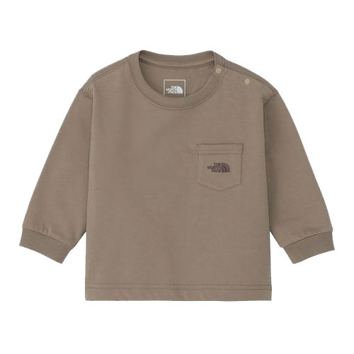 ザ・ノース・フェイス THE NORTH FACE　ロングスリーブポケットロゴティー（ベビー）NTB82526