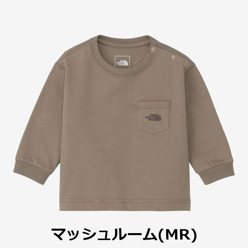ザ・ノース・フェイス THE NORTH FACE　ロングスリーブポケットロゴティー（ベビー）NTB82526