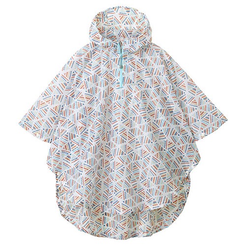 モンベル mont-bell プリント トレッキング レインポンチョ Kid's 110-140（キッズ） 1128673