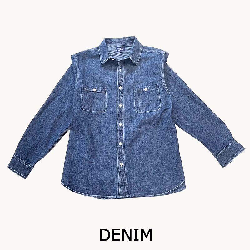 リトルライズ LITTLE RISE ダブルポケットシャツ LR-0007