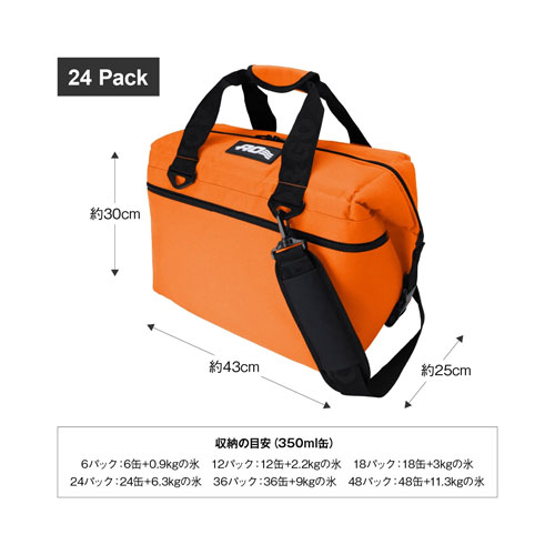エーオークーラーズ AO Coolers 24パック キャンバス ソフトクーラー　AO24