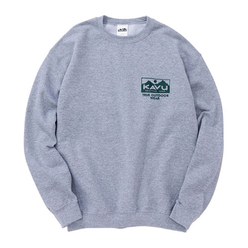 カブー KAVU メンズ トゥルーロゴ スウェット 19822333 | ウェア