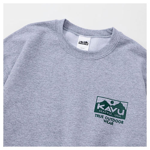 カブー KAVU メンズ トゥルーロゴ スウェット 19822333 | ウェア