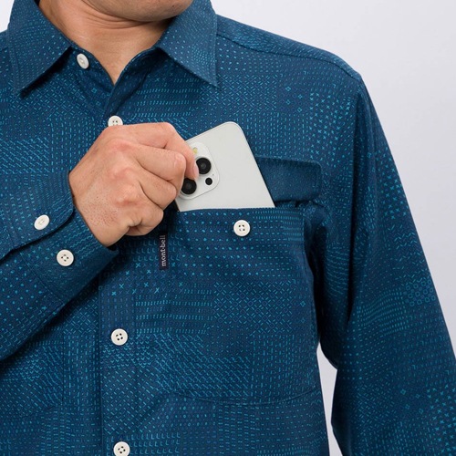 モンベル mont-bell WIC.O.D.プリントシャツ Men's 1114826