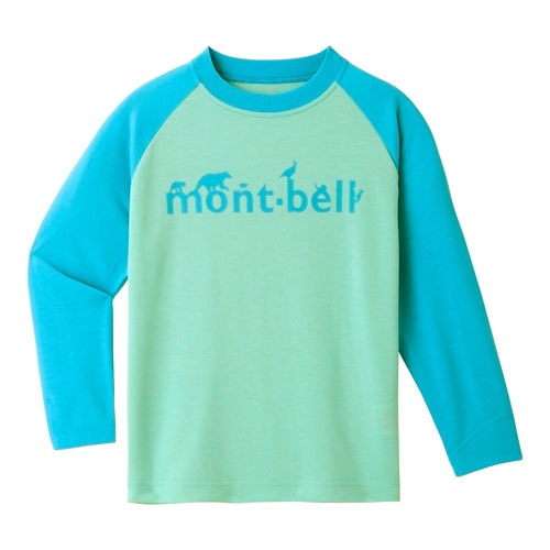 モンベル mont-bell (キッズ)WIC.ラグラン ロングスリーブT Kid's mont‐bell 100-120 1114399