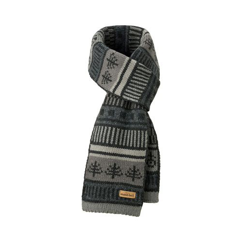 モンベル mont-bell ニット ハイランドマフラー フォレスト　1108896