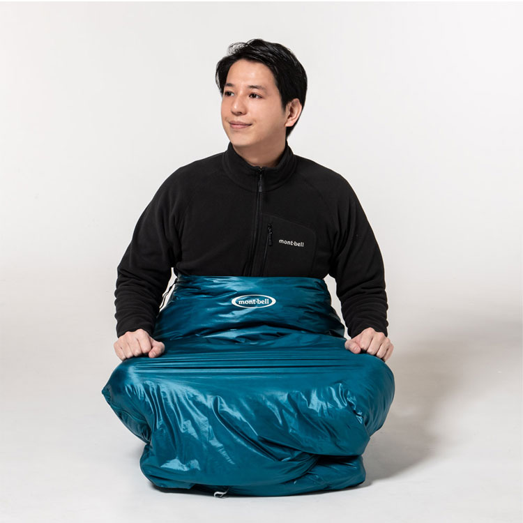 7 アウトドア・釣り・旅行用品 モンベル シームレスダウンハガー