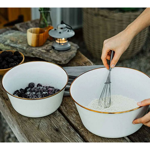 ベアボーンズ BAREBONES エナメルミキシングボウル 2サイズセット 20235032