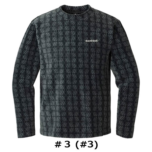 モンベル mont-bell クリマプラス 100 プリント ライトスウェット