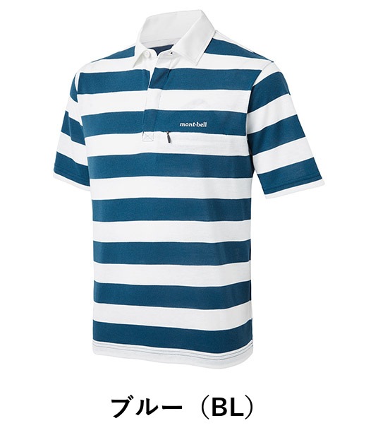 WIC ラガーシャツ H/S M’S 1104780 モンベルmont-bell