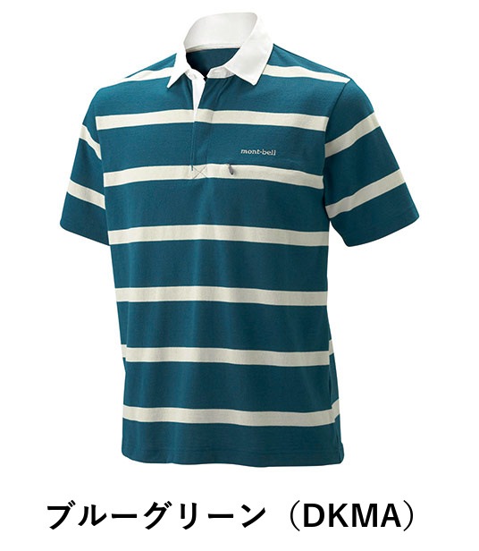 WIC ラガーシャツ H/S M’S 1104780 モンベルmont-bell