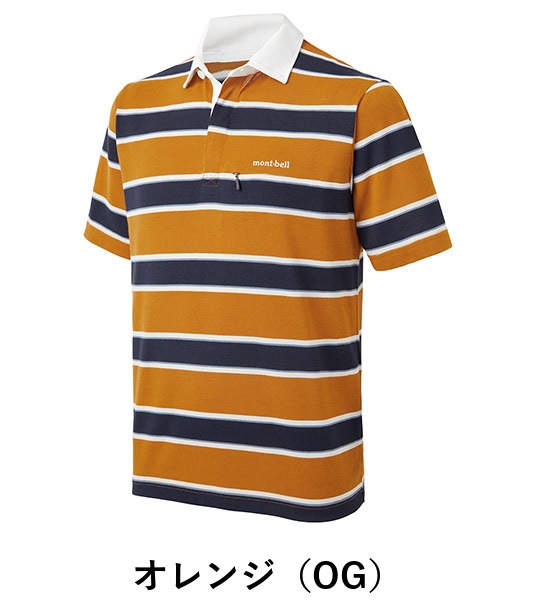 WIC ラガーシャツ H/S M’S 1104780 モンベルmont-bell
