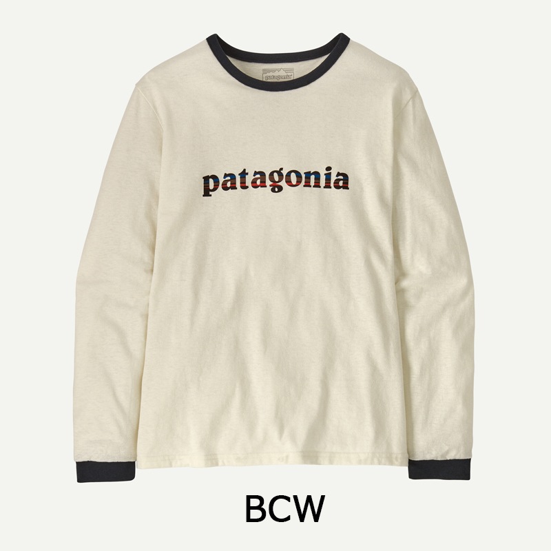 パタゴニア Patagonia ウィメンズ・ロングスリーブ・'73 テキスト・ロゴ・レスポンシビリティー　37787