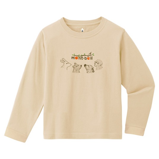 モンベル コットンL/STKSモリノドウブツ100- 2104889