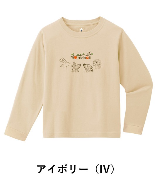 モンベル コットンL/STKSモリノドウブツ100- 2104889