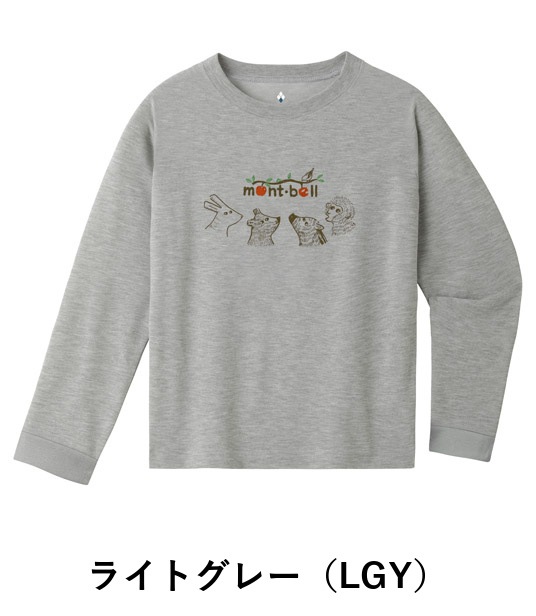 モンベル コットンL/STKSモリノドウブツ100- 2104889