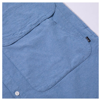 ポーラー POLeR EMB POCKET CHAMBRAY S/S SHIRTS　261MCV0014