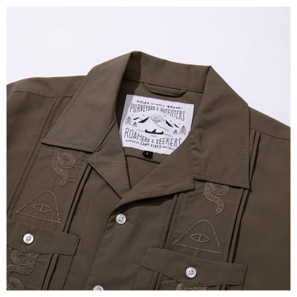ポーラー POLeR POLER GUAYABERA SHIRTS　261MCV0015