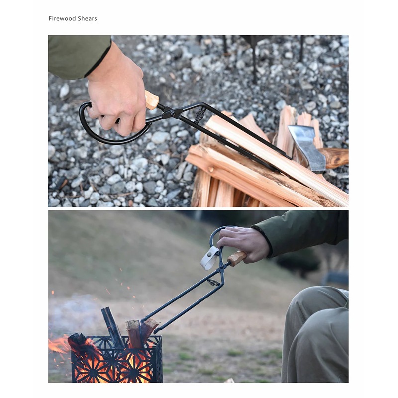 スモアS'more　【 Fire scissors 】 薪バサミ　SMOMakiBasa