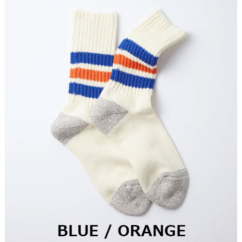 ロトト ROTOTO COARSE RIBBED OLDSCHOOL CREW SOCKS　R1255