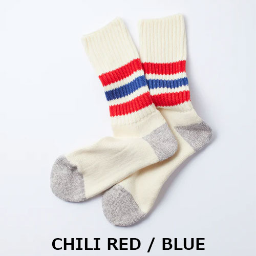 ロトト ROTOTO COARSE RIBBED OLDSCHOOL CREW SOCKS　R1255